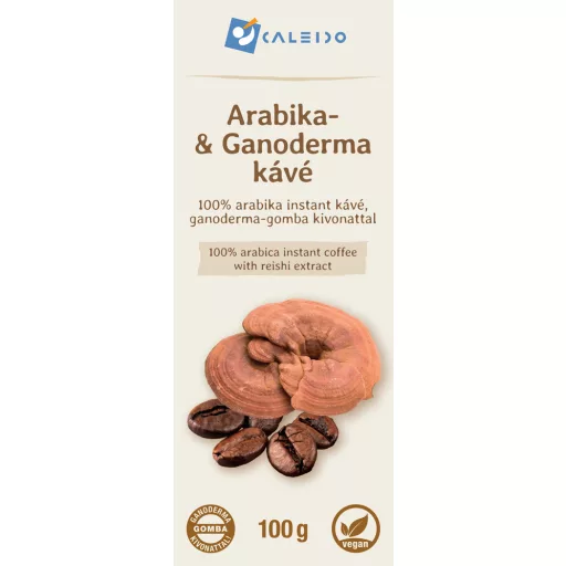 Caleido kava Arabica in Ganoderma, 100 g oznaka