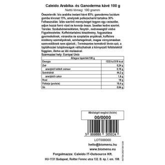 Caleido kava Arabica in Ganoderma, 100 g slika izdelka