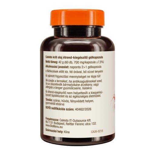 Caleido krilovo olje v kapsulah, 60 kapsul