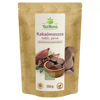 BioMenü ekološki perujski kakavovi diski 250 g slika izdelka