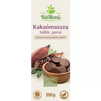 BioMenü ekološki perujski kakavovi diski 250 g slika izdelka