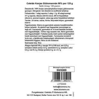 Caleido konjak glukomanan 90 % v prahu, 125 g slika izdelka