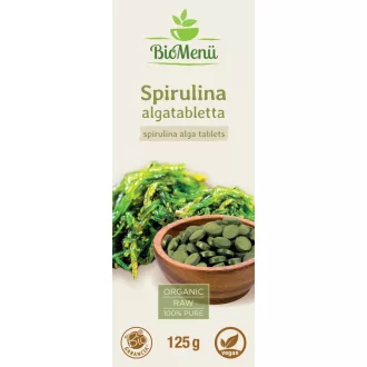 BioMenü organske tablete spirulina alge 125 g slika izdelka