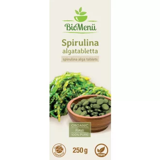 BioMenü organske tablete spirulina alge 250 g slika izdelka