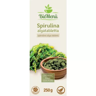 BioMenü organske tablete spirulina alge 250 g slika izdelka