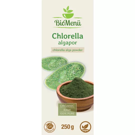 BioMenü organska alga chlorella v prahu 250 g oznaka