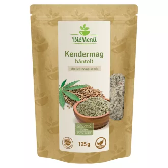 BioMenü organska konopljina semena oluščena 125 g slika izdelka