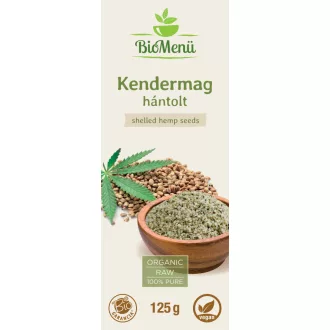 BioMenü organska konopljina semena oluščena 125 g slika izdelka