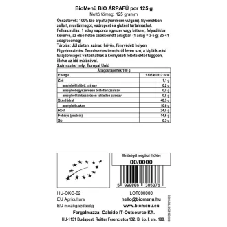 BioMenü ekološki prah ječmenove trave 125 g slika izdelka