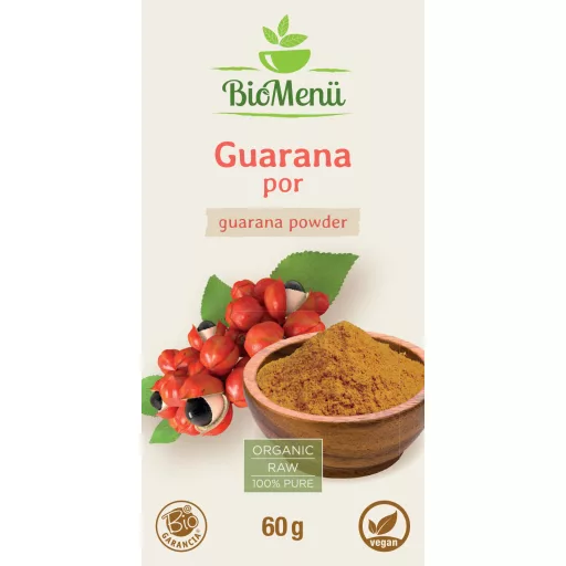 BioMenü ekološki guarana v prahu 60 g oznaka