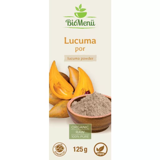 BioMenü organska lucuma v prahu 125 g oznaka