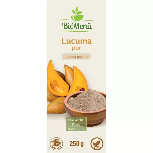 BioMenü organska lucuma v prahu 250 g oznaka
