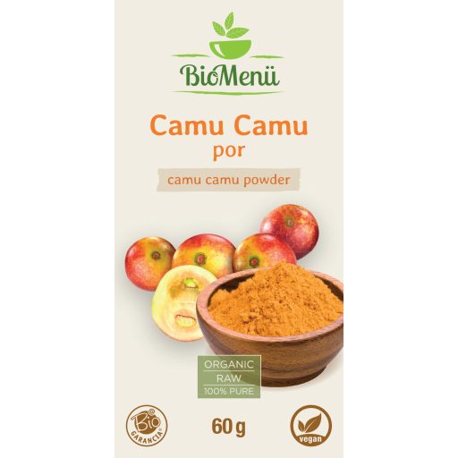 BioMenü ekološki prah camu camu 60 g oznaka