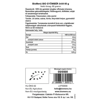 BioMenü organski mlet ingver 60 g slika izdelka