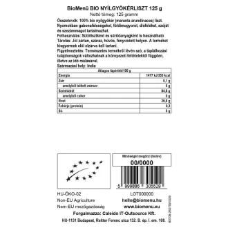 BioMenü organska maranta moka 125 g slika izdelka