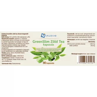 Caleido Greenslim kapsule z zelenim čajem 90 kapsul slika izdelka