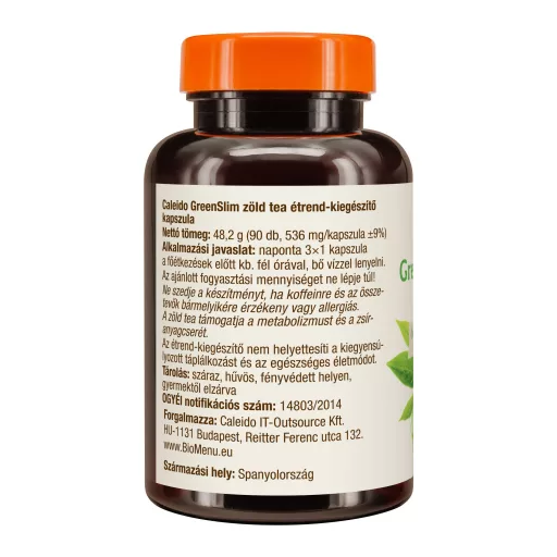 Caleido Greenslim kapsule z zelenim čajem 90 kapsul