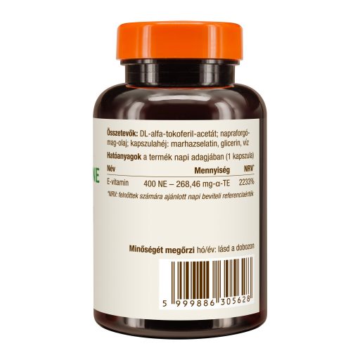 Caleido Vitamin E 400 NE kapsule v obliki gela, 60 kapsul