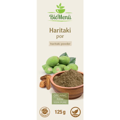 BioMenü organski prah haritaki 125 g oznaka