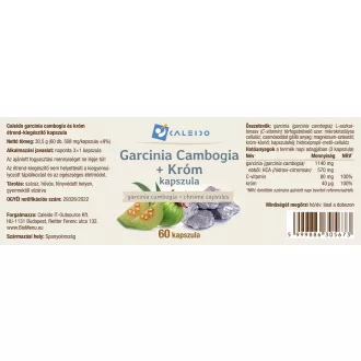 Caleido Kapsule z garcinia cambogia + kromom, 60 kapsul slika izdelka