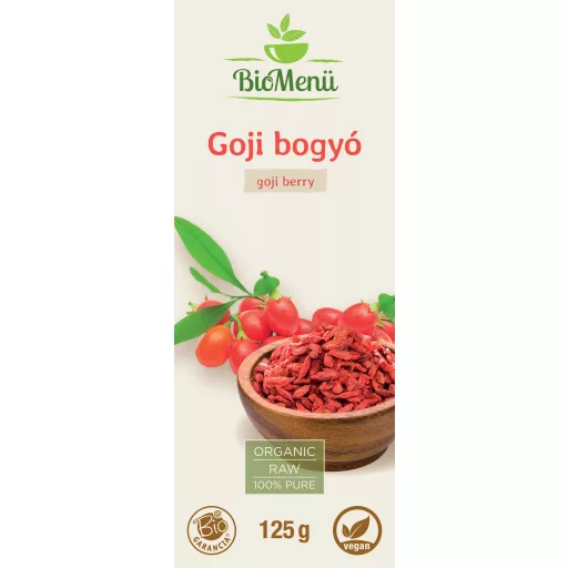 BioMenü ekološke goji jagode 125 g oznaka