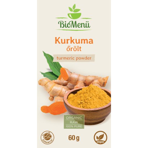 BioMenü organska kurkuma, mleta 60 g oznaka