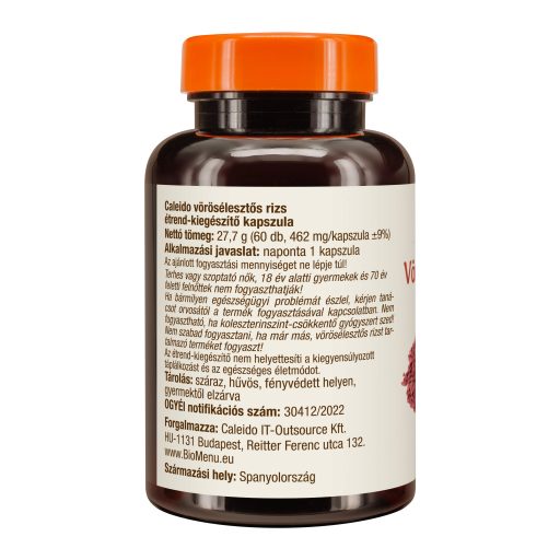 Caleido kapsule rdečega kvasnega riža 60 kosov