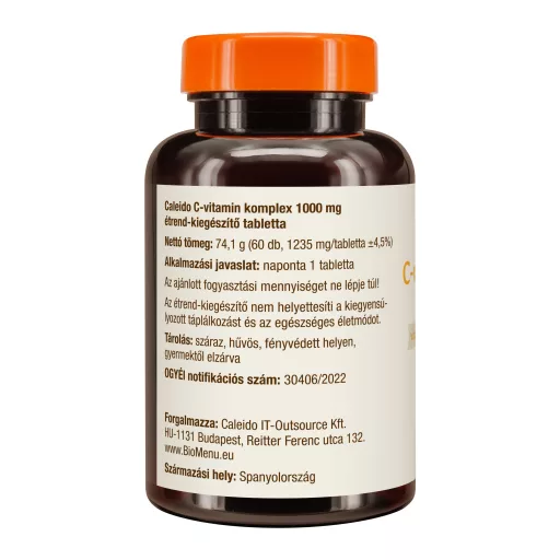 Caleido kompleks vitamina C 1000 mg tablete 60 kapsul slika izdelka levo