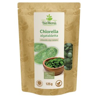 BioMenü organske tablete iz alg chlorella in spirulina 125 g slika izdelka