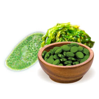 BioMenü organske tablete iz alg chlorella in spirulina 125 g slika izdelka