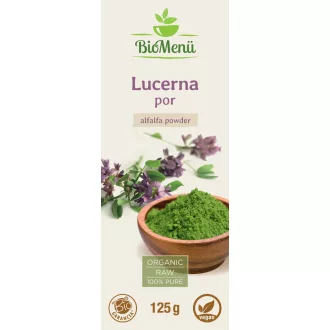 BioMenü organska alfalfa v prahu 125 g slika izdelka