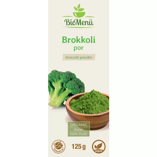 BioMenü ekološki prah brokolija 125 g oznaka