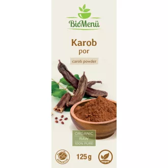 BioMenü ekološki rožičev prah 125 g slika izdelka