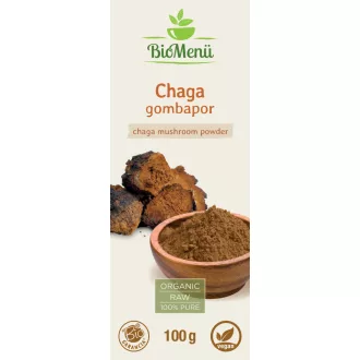 BioMenü organska goba chaga v prahu 100 g slika izdelka