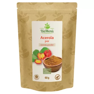 BioMenü organski prah iz acerola jagod 60 g slika izdelka