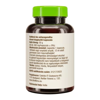 BioMenü ekološke kapsule ashwagandha 60 kos slika izdelka