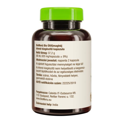 BioMenü ekološke kapsule psiliumove lupine 60 kosov