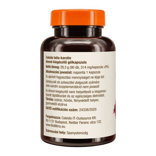 Caleido kapsule beta-karotena 90 kosov