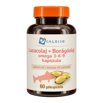 Caleido Kapsule z ribjim oljem + boragovo olje omega 3-6-9 60 kapsul slika izdelka