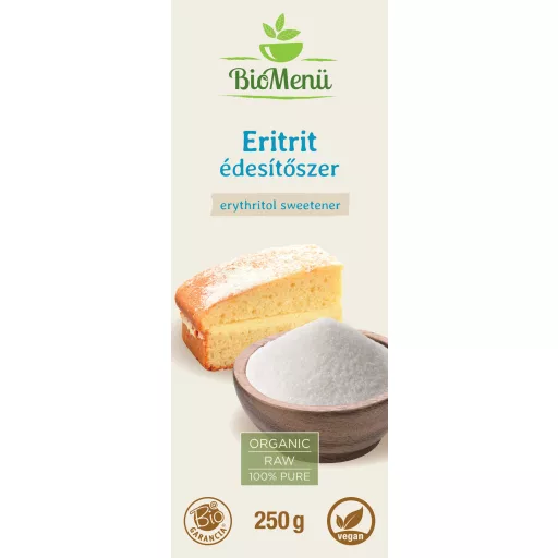 BioMenü ekološko sladilo eritritol 250 g oznaka