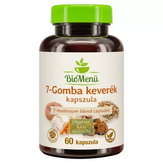 BioMenü organske kapsule z mešanico 7 gob 60 kosov slika izdelka