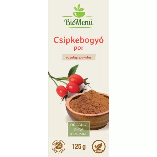 BioMenü ekološki prah šipka 125 g oznaka