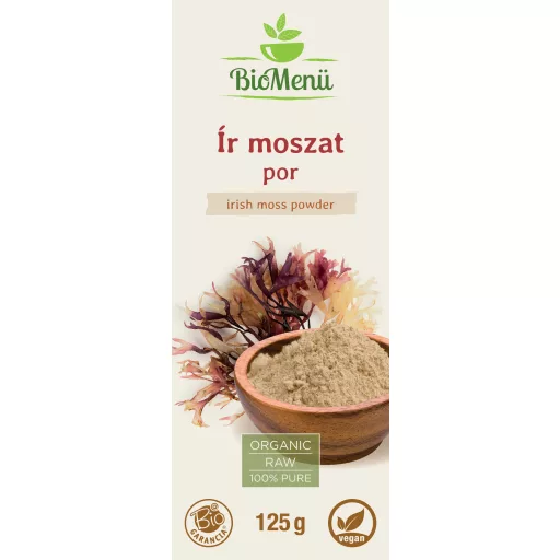 BioMenü organski prah irskega mahu 125 g oznaka