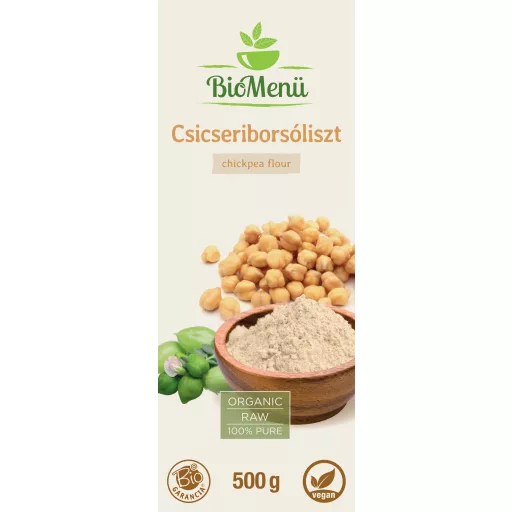 BioMenü ekološka čičerikina moka 500 g oznaka