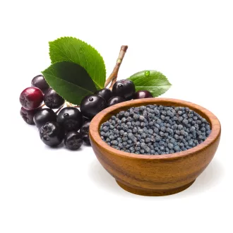 BioMenü ekološka črna aronia 125 g slika izdelka