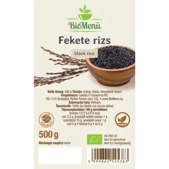 BioMenü ekološki črni riž 500 g slika izdelka