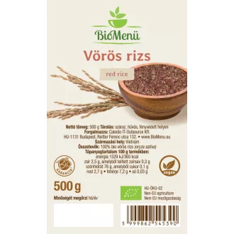 BioMenü ekološki rdeči riž 500 g slika izdelka