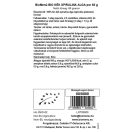 BioMenü ekološki prah modre spiruline 60 g oznaka podatkov