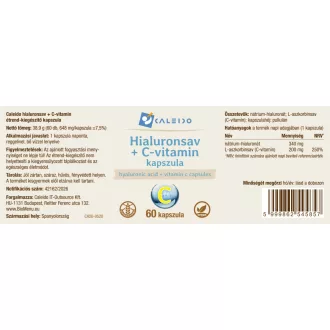Caleido Hialuronska Kislina + Vitamin C kapsule 60 kos slika izdelka