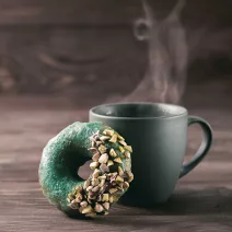 Fake čokoladni donati s spirulino